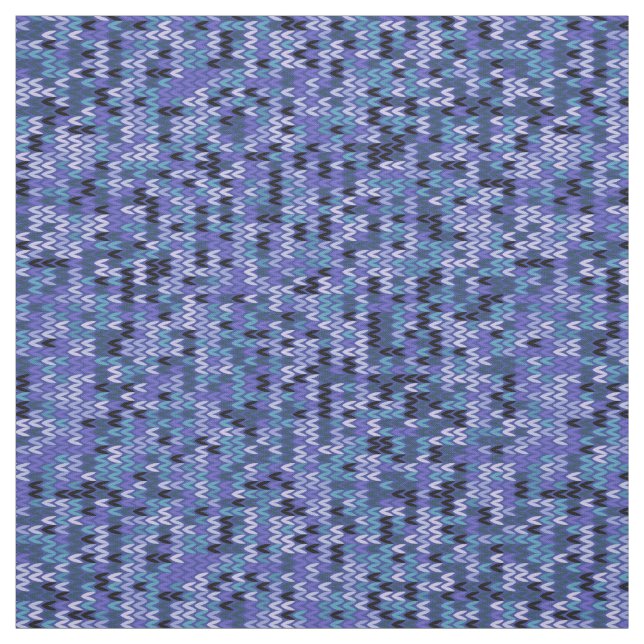 Schönes Strickmuster blau und lila Stoff (Muster)