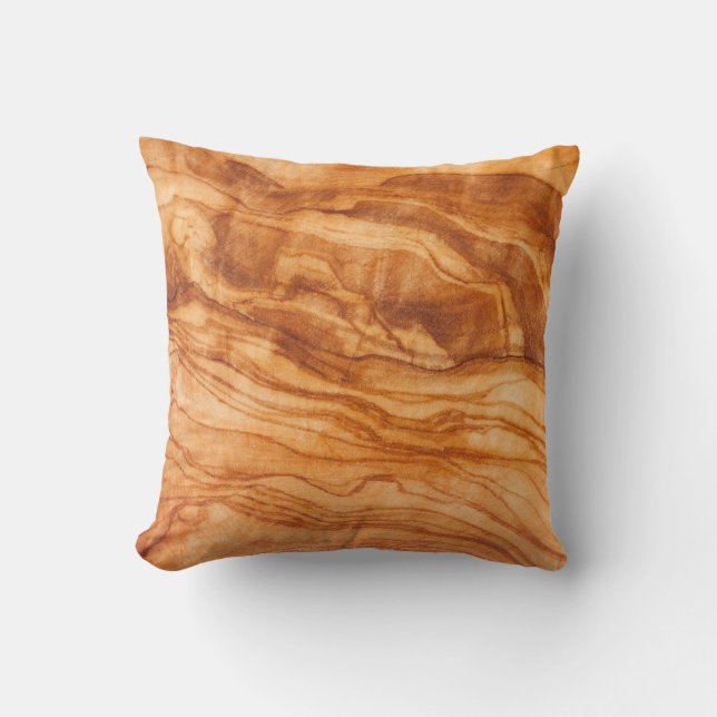 Schönes Stück Holz Kissen (Vorderseite)