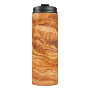 Schönes Stück Holz Thermosbecher