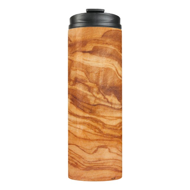 Schönes Stück Holz Thermosbecher (Vorderseite)