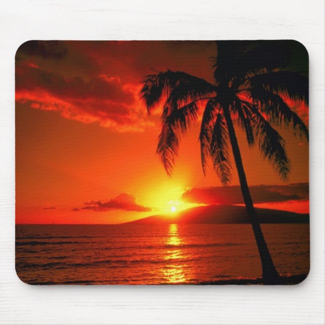 Schönes Sunset Mouse Pad Mousepad (Vorne)