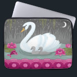 Schönes Swan Laptop Sleeve<br><div class="desc">eine schöne Schwanenbuchse</div>