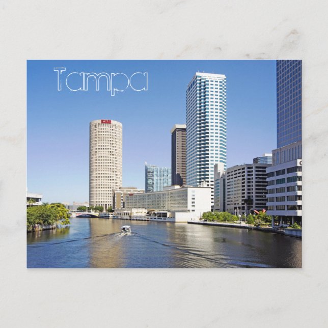 Schönes Tampa, Florida Postkarte (Vorderseite)