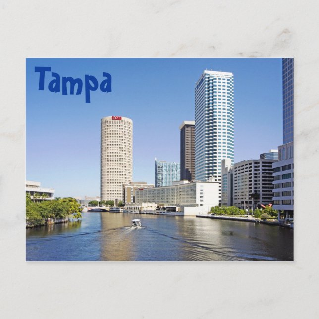 Schönes Tampa, Florida Postkarte (Vorderseite)