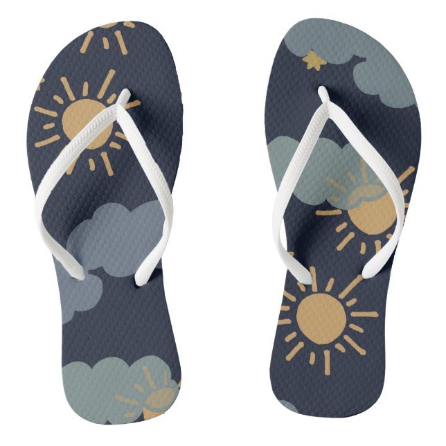 Schönes Tapetendesign Flip Flops (Fußbett)