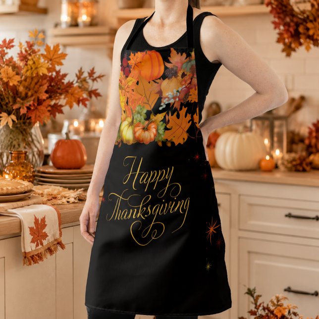 Schönes Thanksgiving-Herbst-Ernte-Schürze Schürze (Von Creator hochgeladen)