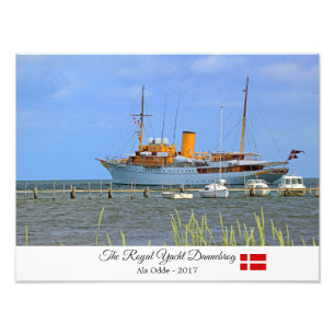 Schönes The Royal Yacht Dannebrog Foto Print!