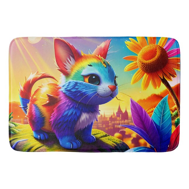 Schönes Tier Drei Badematte (Vorderseite)