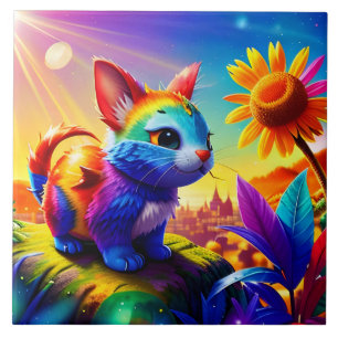 Schönes Tier Drei Fliese