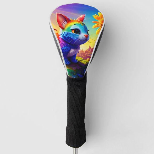 Schönes Tier Drei Golf Headcover (Vorderseite)