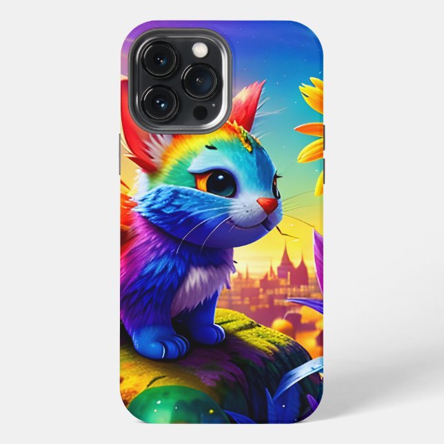 Schönes Tier Drei iPhone Hülle (Rückseite)