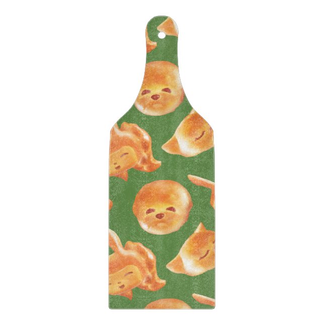 Schönes, tierförmiges Brot Schneidebrett (Vorderseite)