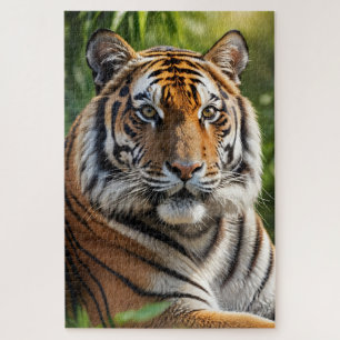 Schönes Tiger-Profil Puzzle