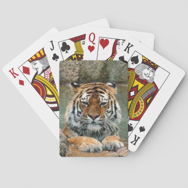 Schönes Tigerdeck Spielkarten (Rückseite)