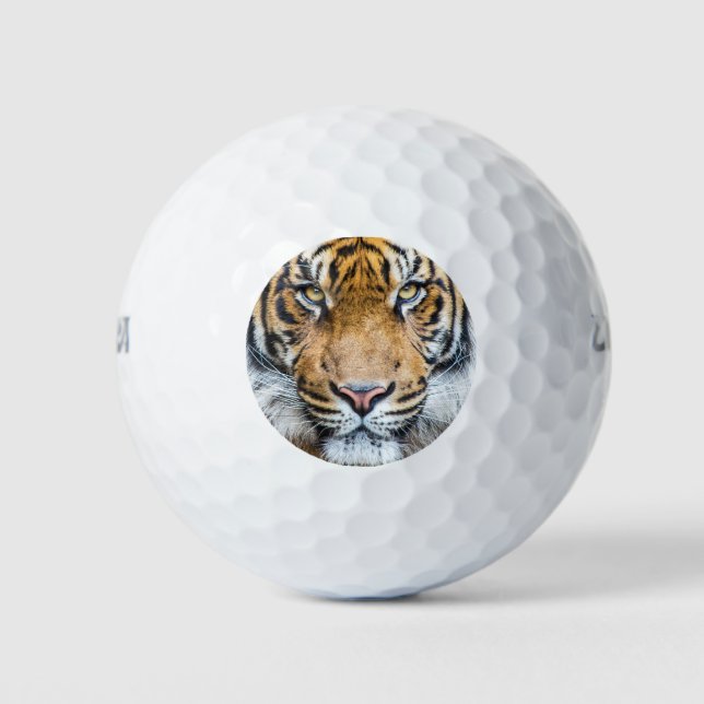 Schönes Tigerfeld Golfball (Vorderseite)