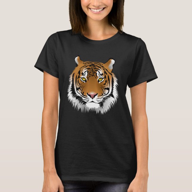 Schönes Tigerfeld T-Shirt (Vorderseite)