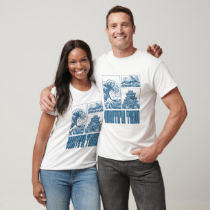 Schönes Tokio – Japanische Kunst T-Shirt