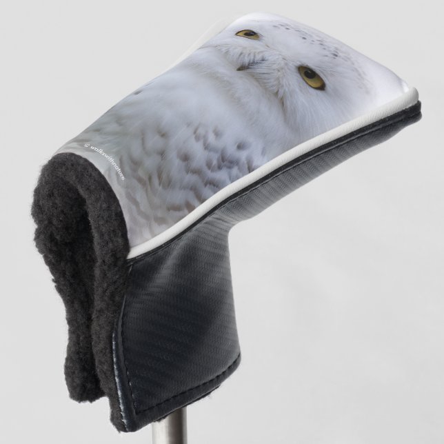 Schönes, traumhaftes und serenschneesicheres Owl Golf Headcover (3/4 Vorderseite)