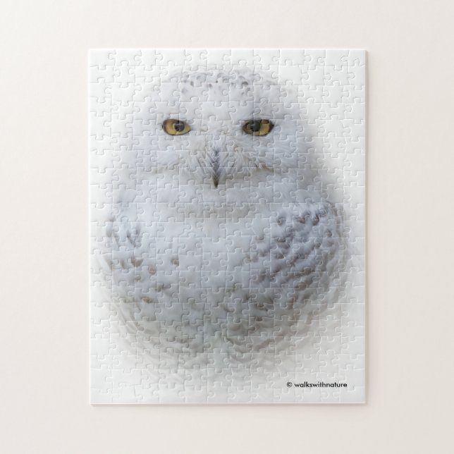 Schönes, traumhaftes und serenschneesicheres Owl Puzzle (Vertikal)