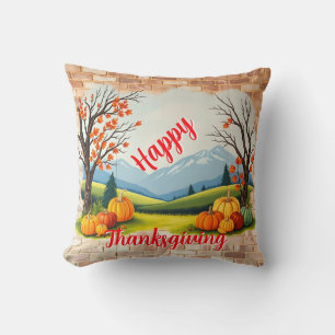 Schönes Trendy Happy Thanksgiving Fall Kissen