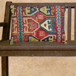 Schönes Tribal Antique Kilim Teppichdesign Dekokissen
