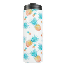 Schönes tropisches Fruchtananas-Muster Thermosbecher