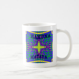 Schönes tropisches Hakuna Matata Kanga Artwork Tasse