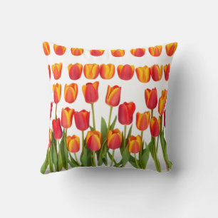 Schönes Tulip Blume Muster Kissen