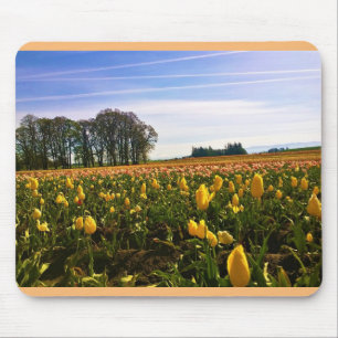 Schönes Tulpenfeld, Oregon Mousepad