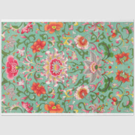 Schönes türkisfarbenes Dekodiepapier Seidenpapier