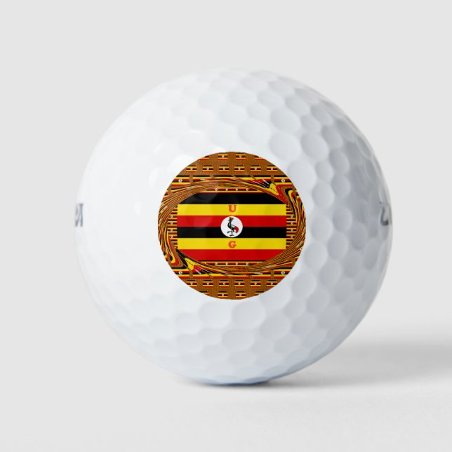 Schönes UG farbiges Schattenmotiv Golfball (Vorderseite)