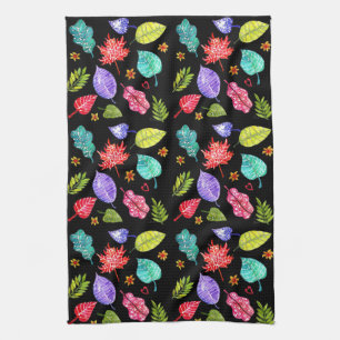 Schönes und buntes Blätter-Küchen-Tuch Geschirrtuch