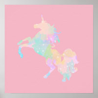 Schönes und buntes Einhorn