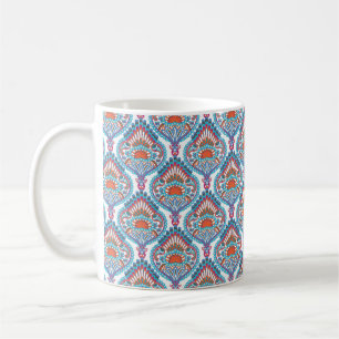 Schönes und farbenfrohes Verziertes Paisley-Muster Kaffeetasse