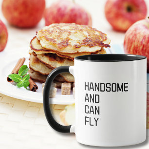 Schönes und fliegendes, lustiges Pilotangebot Tasse