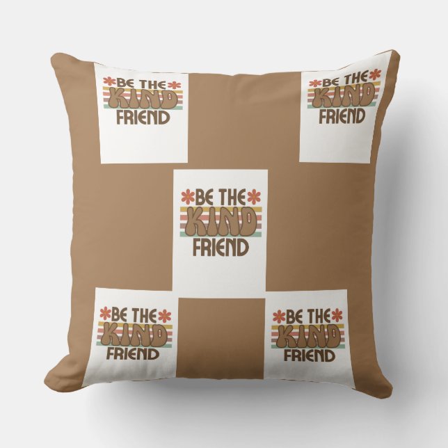 Schönes und luxuriöses, gemütliches Kissen (Vorderseite)