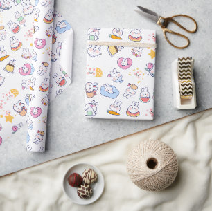 Schönes und Niedliches Sonnenmuster Geschenkpapier
