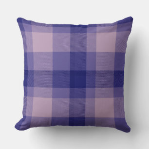Schönes und stilvolles Blue Kariert Tartan Muster Kissen