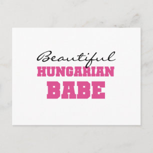 Schönes Ungarisches Babe Postkarte