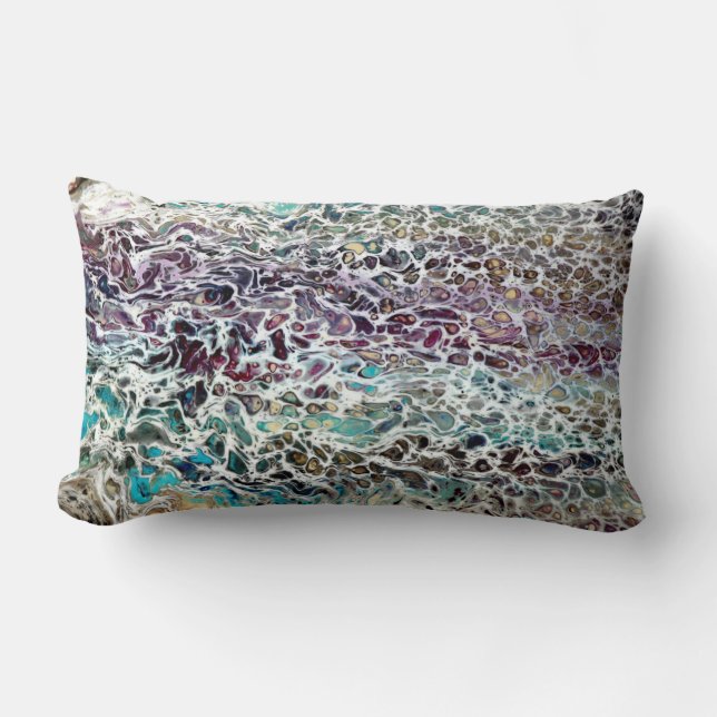 Schönes ursprüngliches Kunst-Kissen Lendenkissen (Vorderseite)