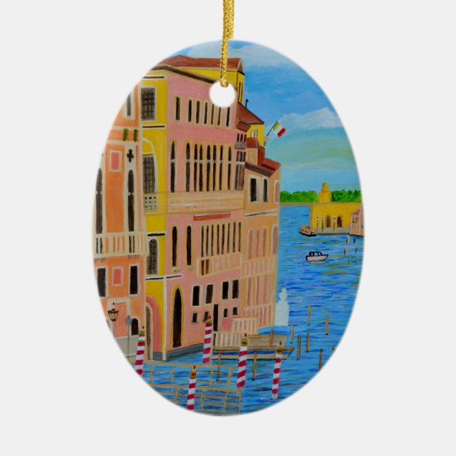 Schönes Venedig 2 Keramikornament (Vorne)