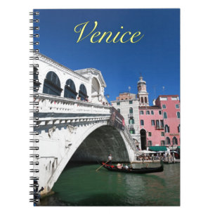 Schönes Venedig, Rialto-Brücke Notizblock