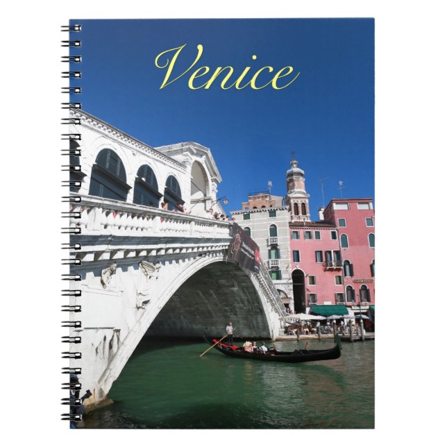 Schönes Venedig, Rialto-Brücke Notizblock (Vorderseite)