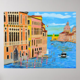 Schönes venezianisches Poster