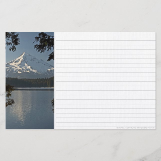 Schönes verlorenes See-Briefpapier Briefpapier (Vorderseite)