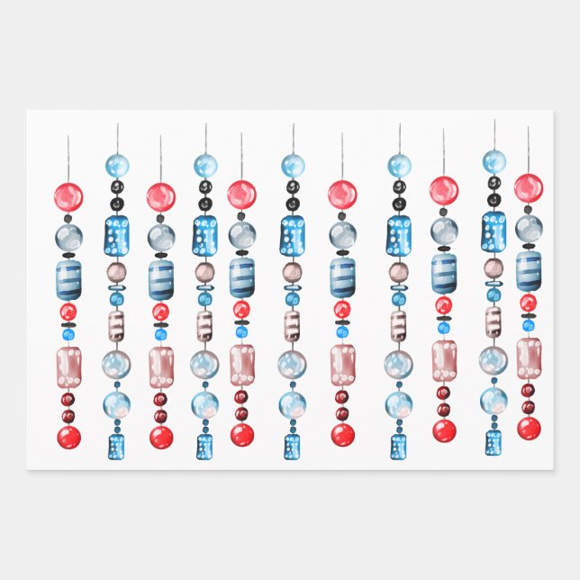 Schönes Verpackungspapier Geschenkpapier Set (Vorderseite)