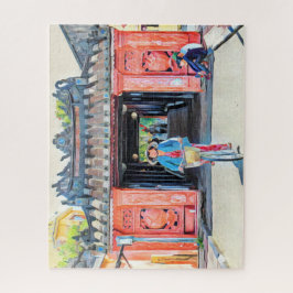 Schönes Vietnam Japan Bridge Artwork Puzzle