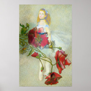 Schönes Viktorianisches Motif / Renoir Ballerina P Poster