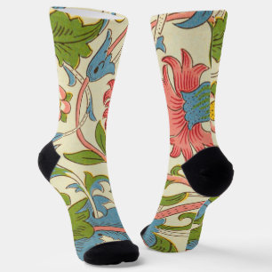 Schönes Viktorianisches Muster modern Retro rustik Socken