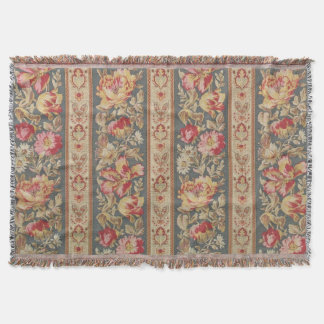 Schönes Vintages Blumentextil Decke